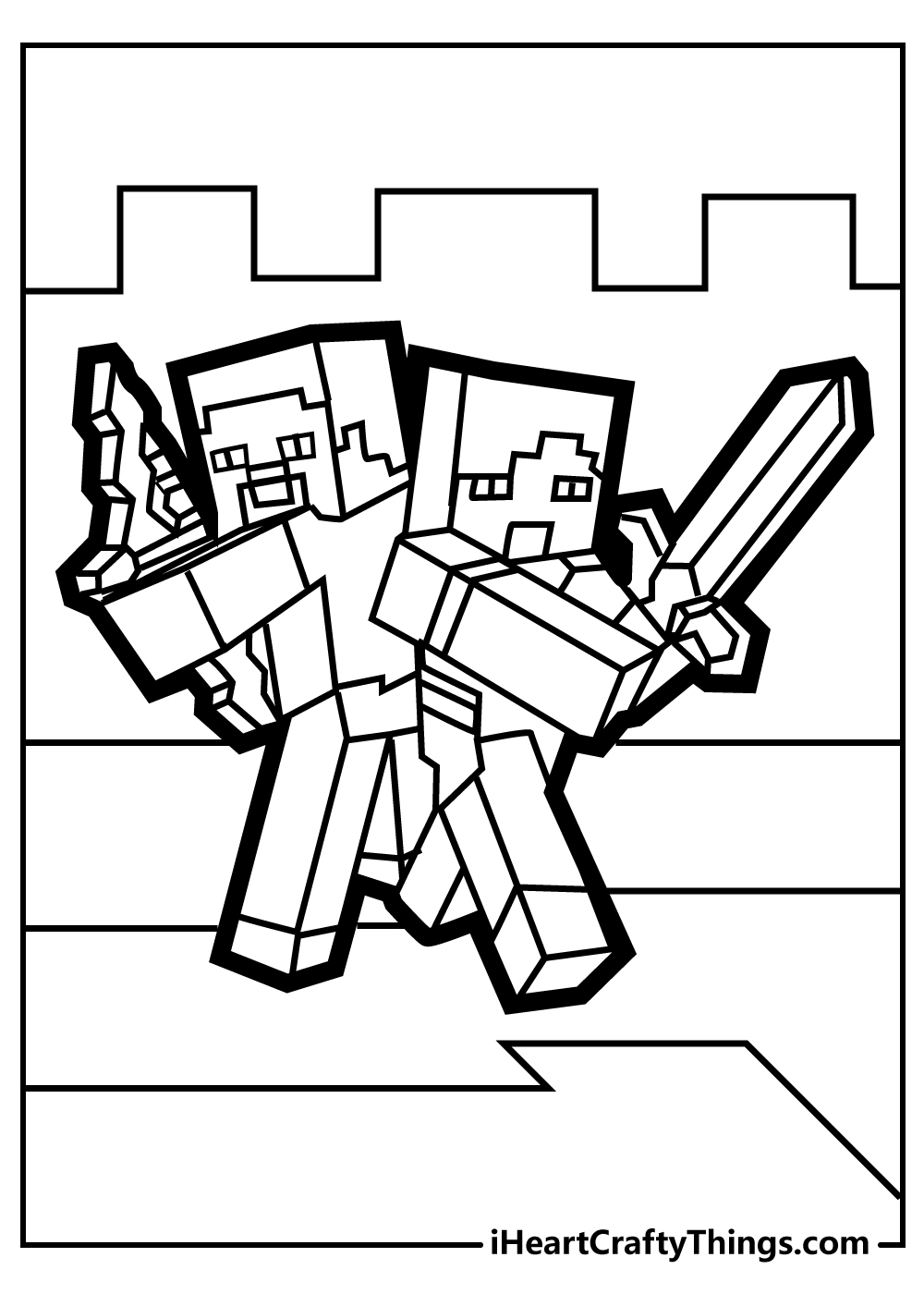 Printable Minecraft Coloring Sheets Minecraft Players Printable Minecraft Coloring Sheets Minecraft Players