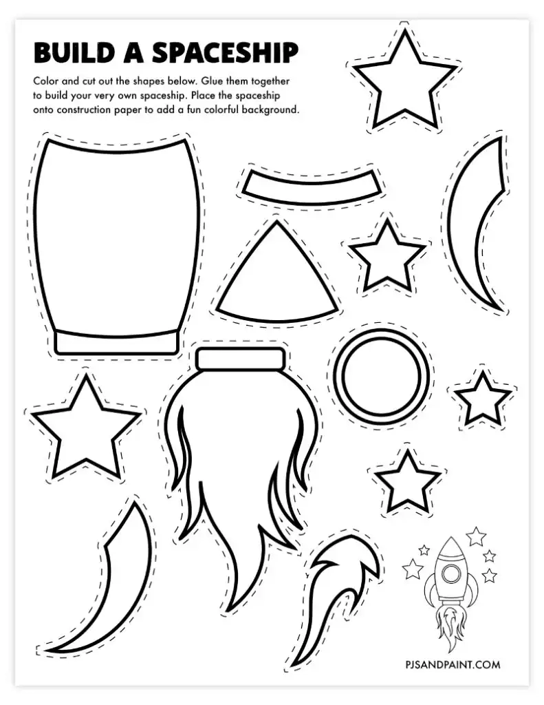 109 Free Printable Build Your Own Crafts Pjs And Paint