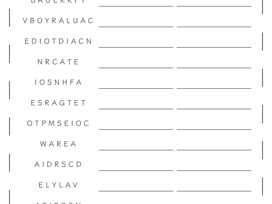 17 Sixth Grade Spelling Words Worksheets Free PDF At Worksheeto