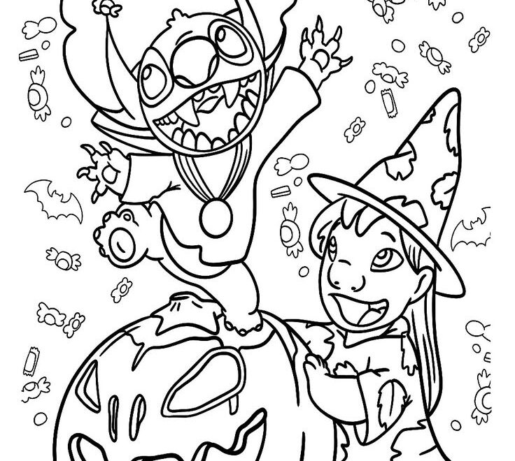 20 Disney Halloween Coloring Pages Free Printable PDF amp Online