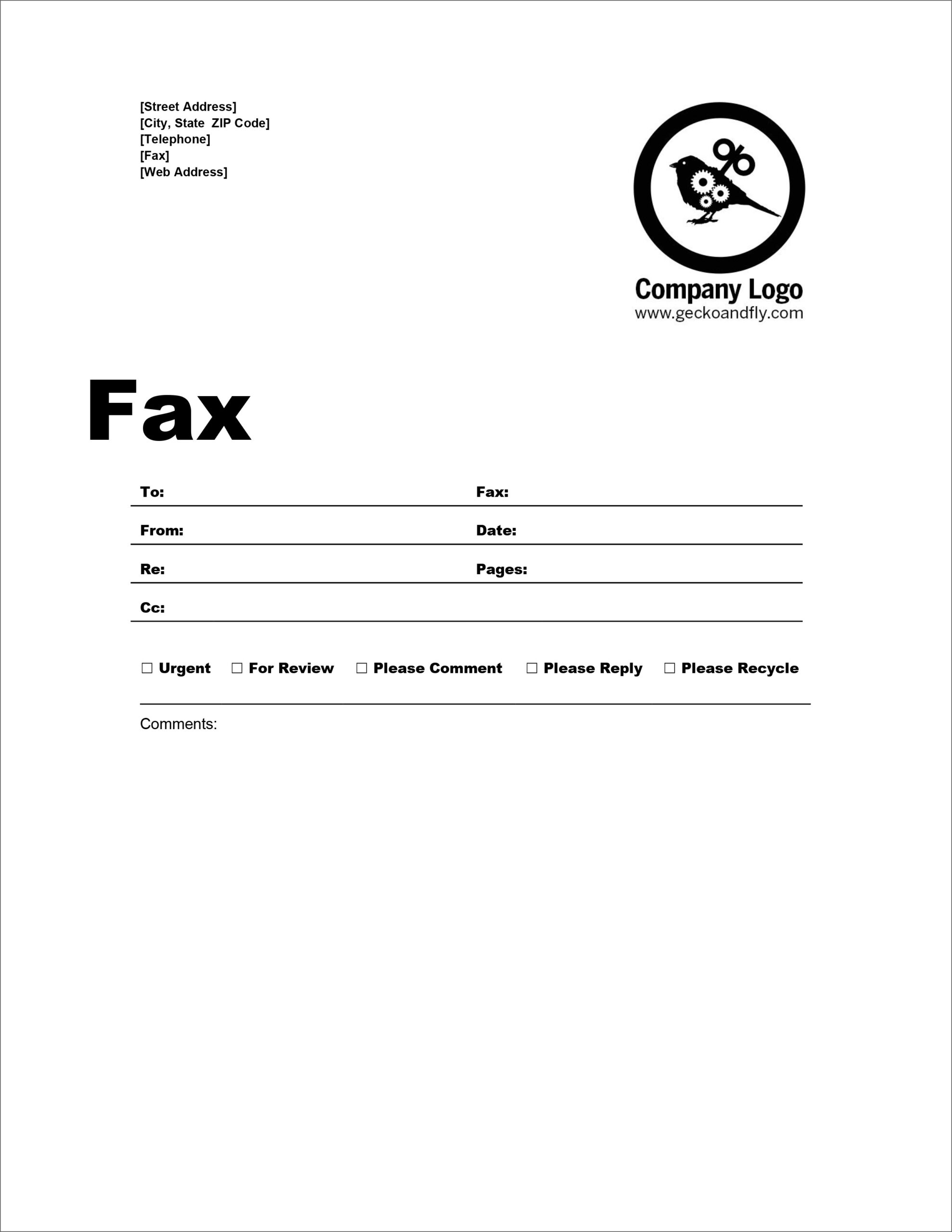 Fax Transmittle Sheet Printable Online