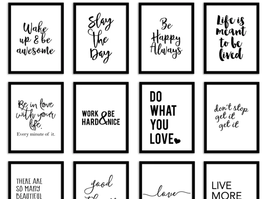 20 Inspirational Quotes You Can Print For Your Walls For Free