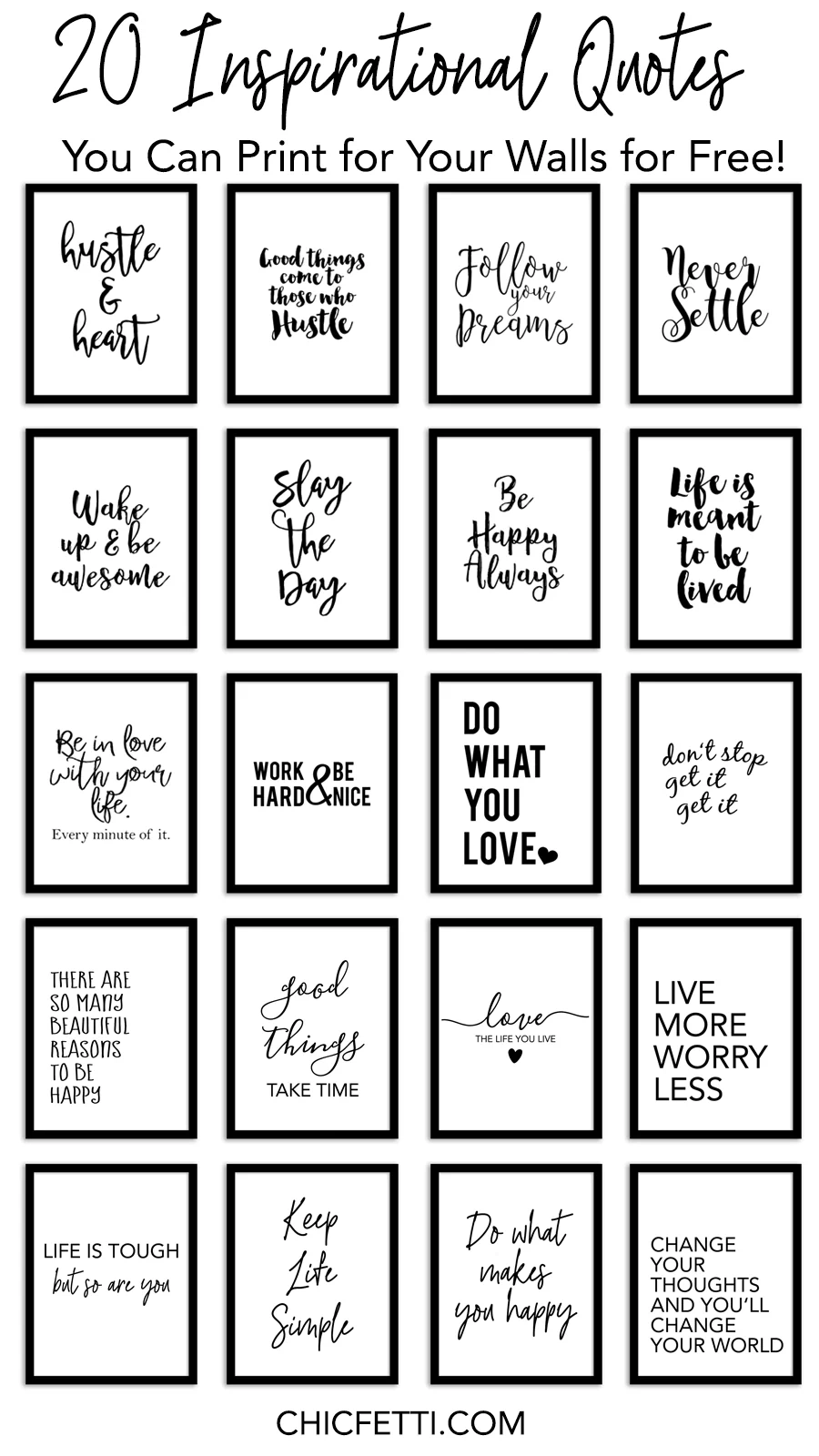 20 Inspirational Quotes You Can Print For Your Walls For Free 20 Inspirational Quotes You Can Print For Your Walls For Free