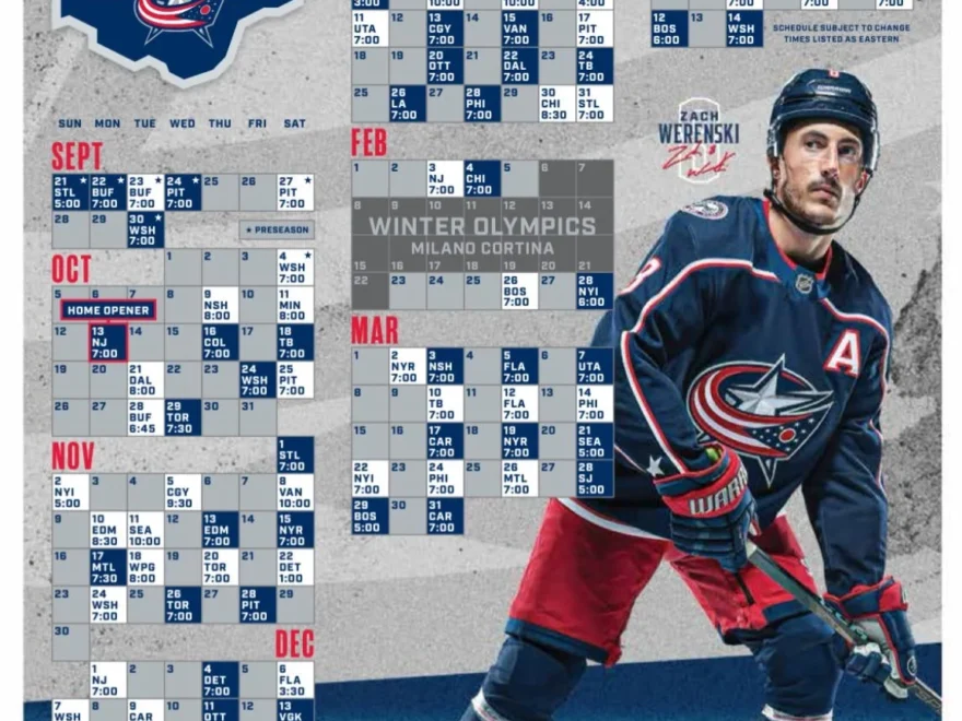 2025 2026 Schedule R BlueJackets