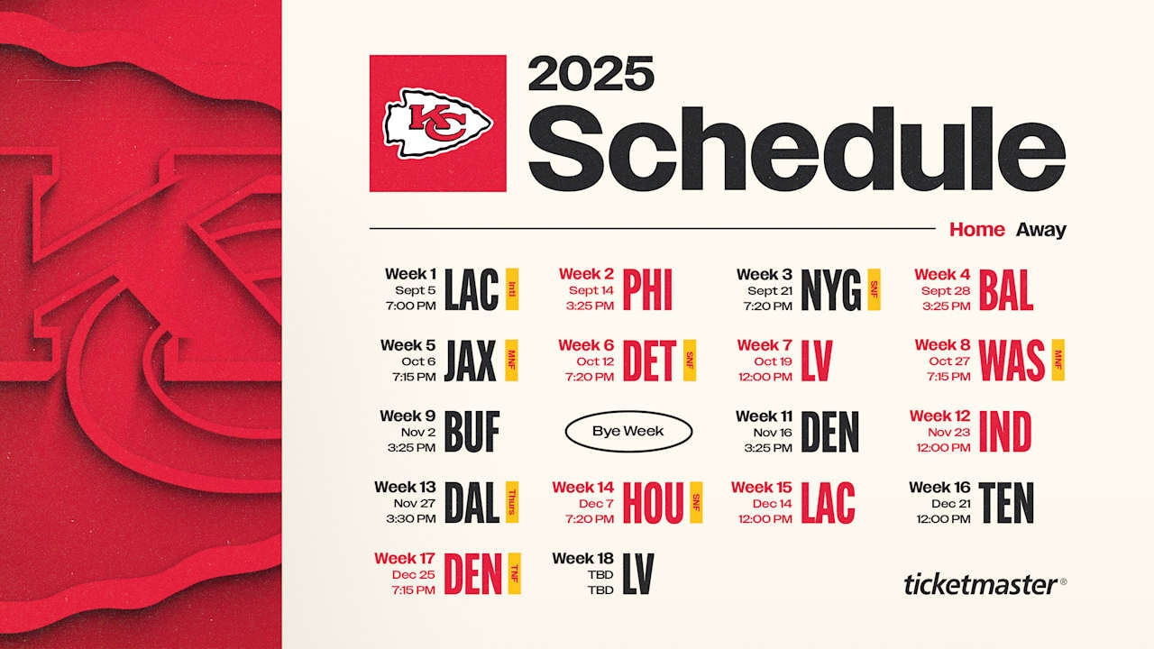 2025 Schedule Release Presented By Ticketmaster Kansas City 
