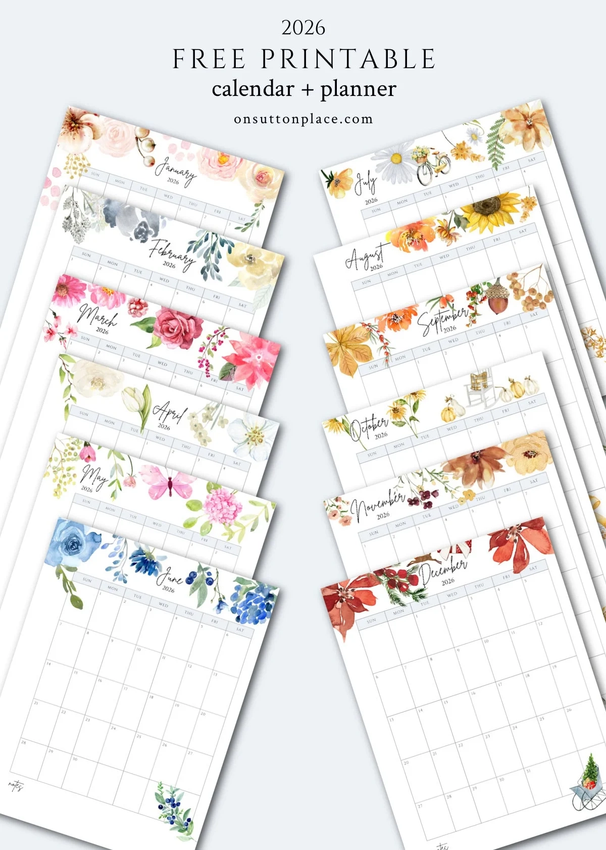 2026 Free Printable Calendar With Planner Pages On Sutton Place 2026 Free Printable Calendar With Planner Pages On Sutton Place