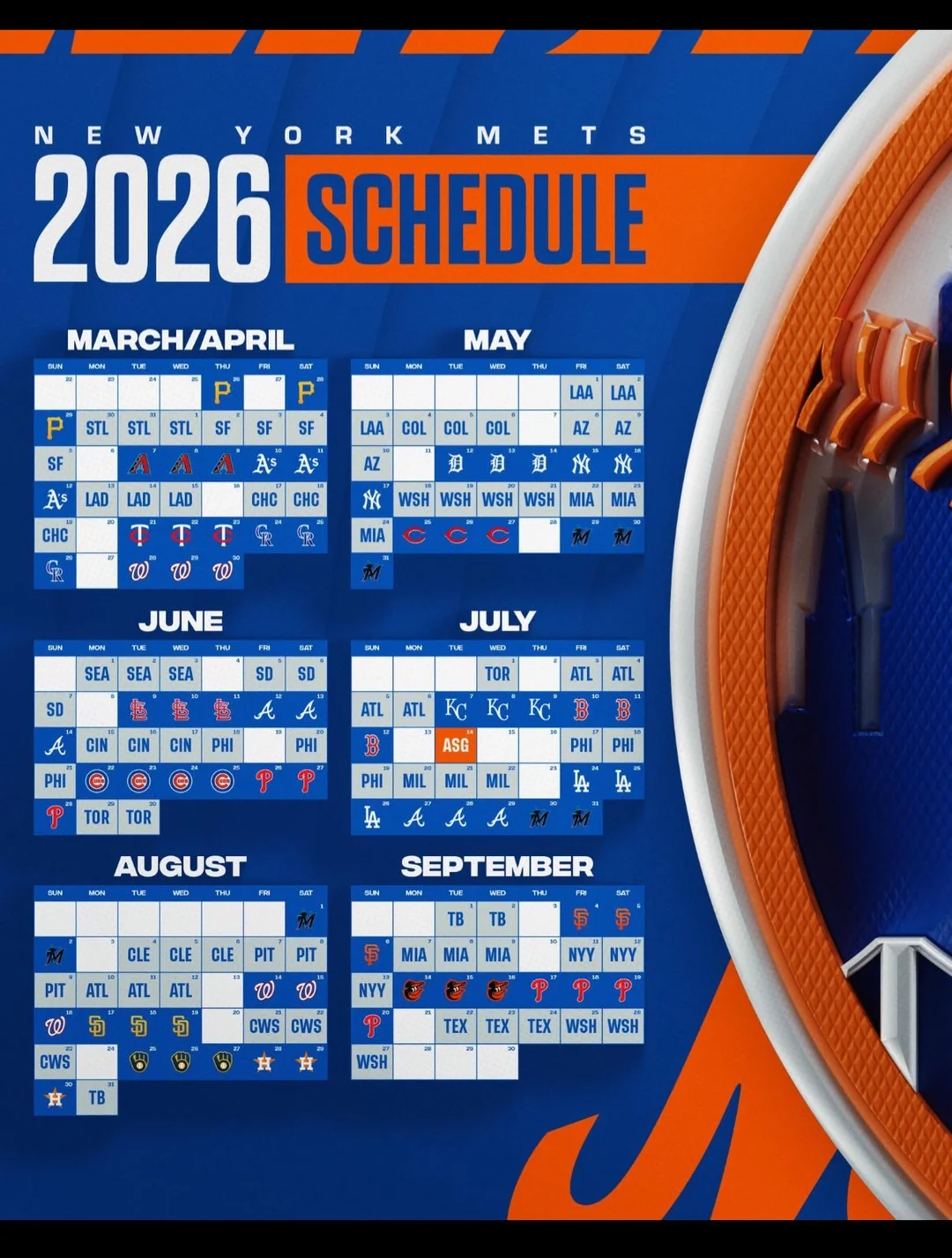 2026 Schedule Is Out R NewYorkMets
