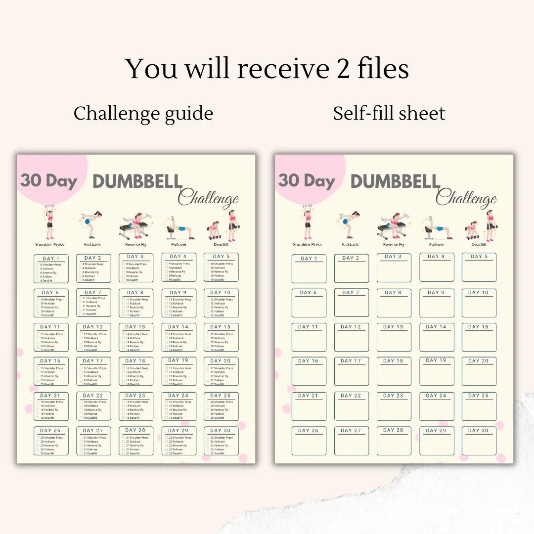 24 Day Challenge Printable Guide