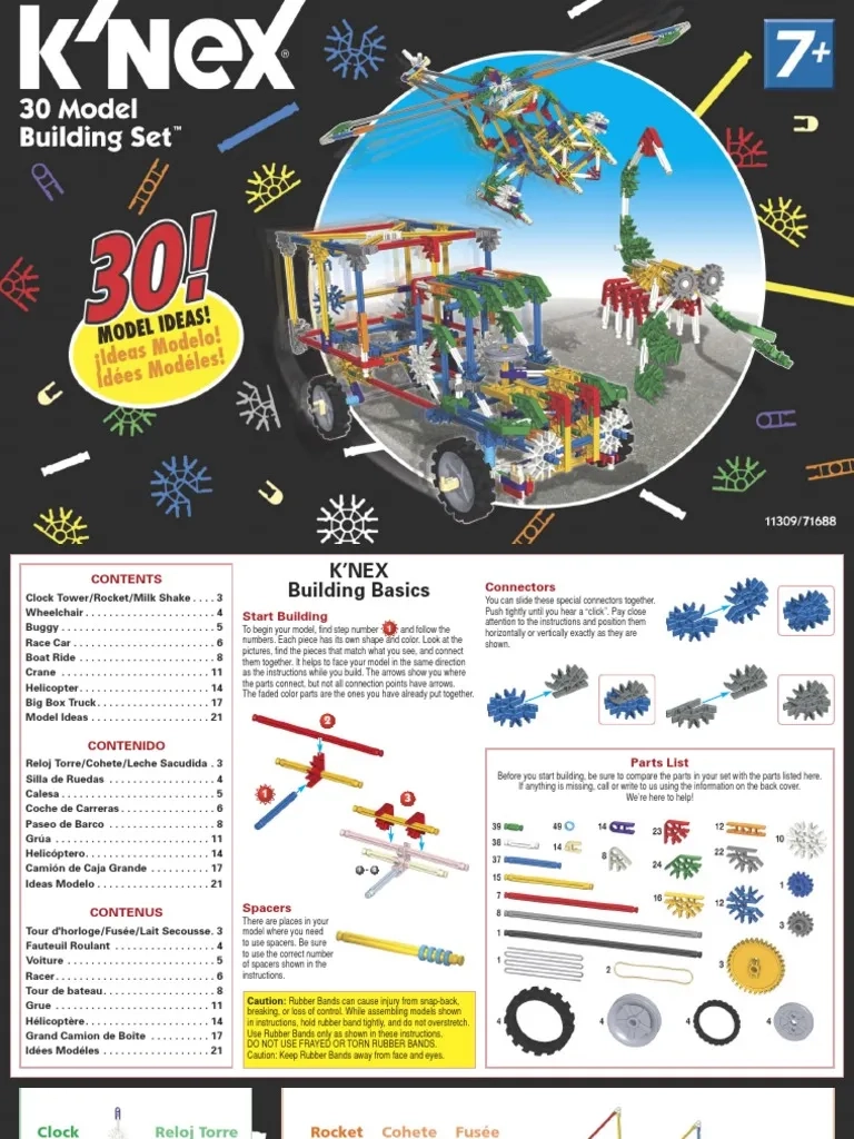 30 Model Set Knex PDF Scale Modeling Manufactured Goods 30 Model Set Knex PDF Scale Modeling Manufactured Goods