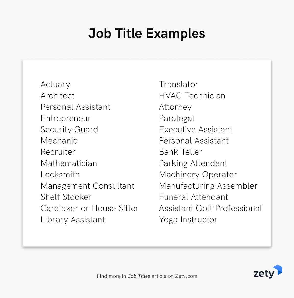 450 Job Titles Examples For A Resume In 2025 450 Job Titles Examples For A Resume In 2025