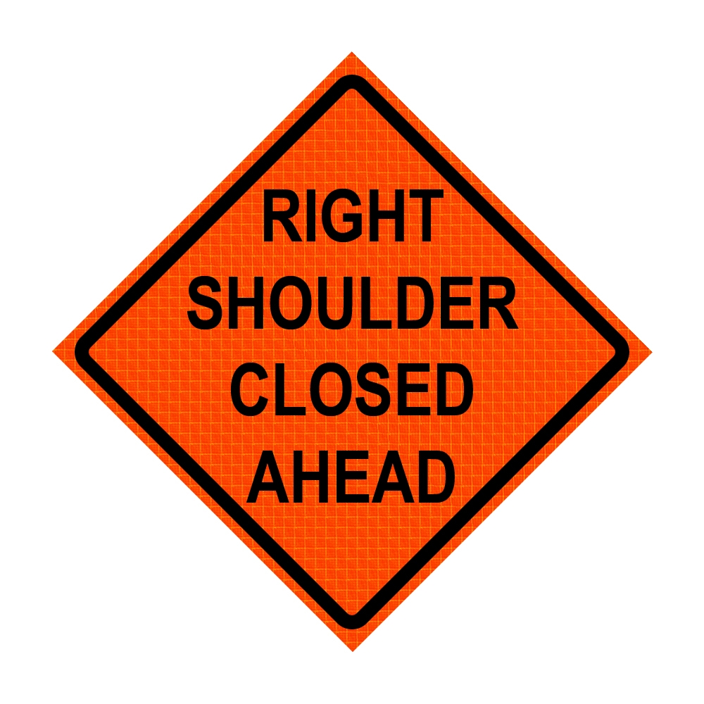 Printable Orange Caution Road Sign Printable Orange Caution Road Sign