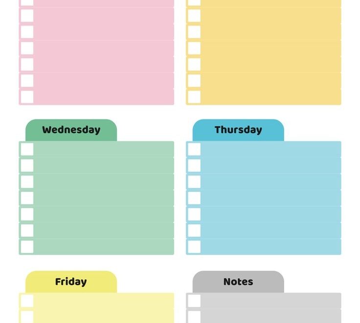 5 Day Work Week Monthly Calendar 10 Free PDF Printables Printablee