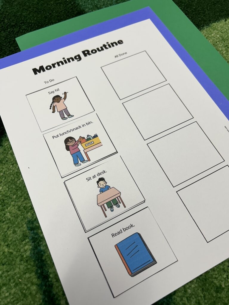 Sample Of Visual Schedule Printables Sample Of Visual Schedule Printables