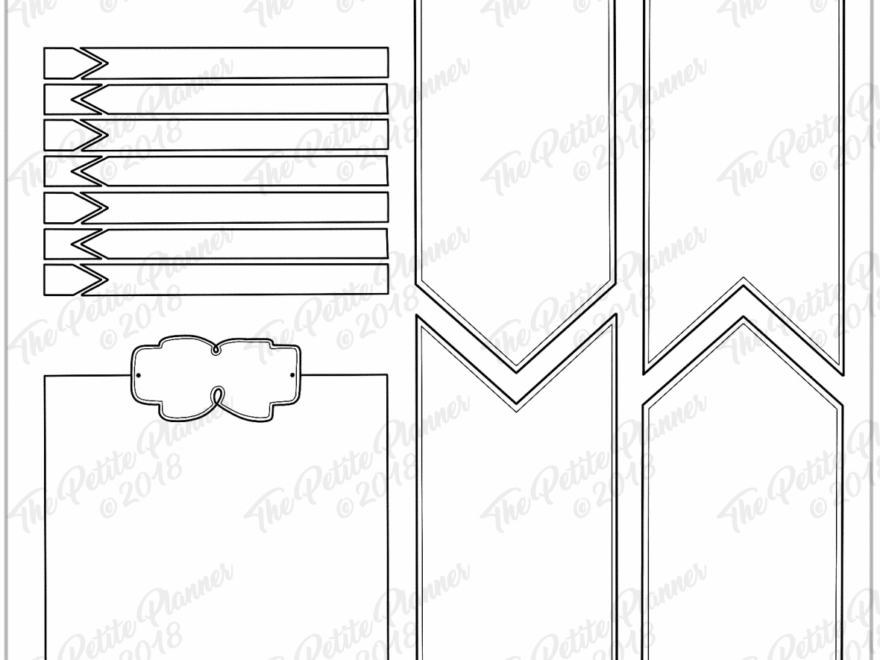 5 Printable Bullet Journal Weekly Layouts Bundle