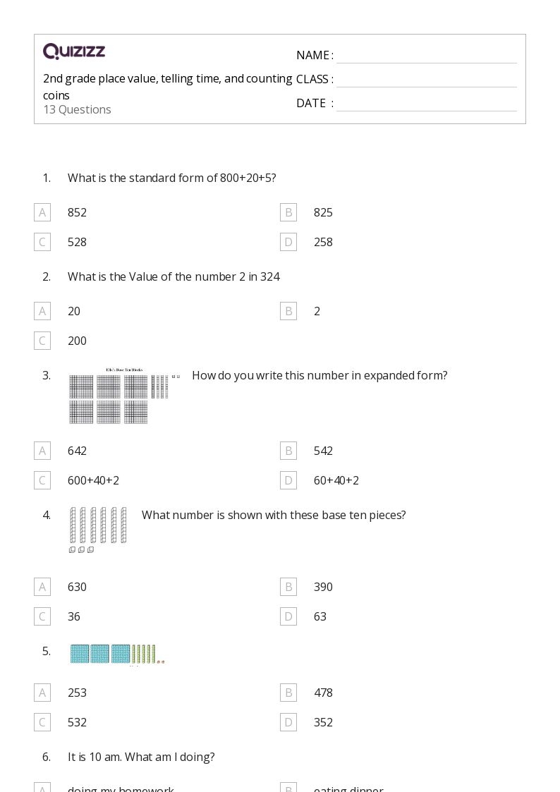 50 AM And PM Worksheets For 1st Grade On Quizizz Free amp Printable