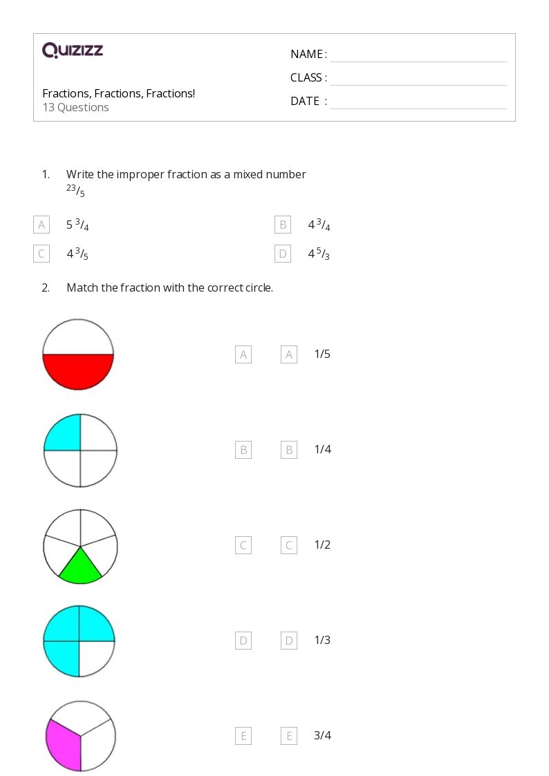 50 fractions worksheets for 5th class on quizizz free amp printable 50 fractions worksheets for 5th class on quizizz free amp printable