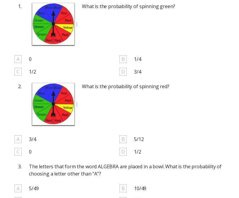 50 Probability Worksheets For 8th Grade On Quizizz Free amp Printable
