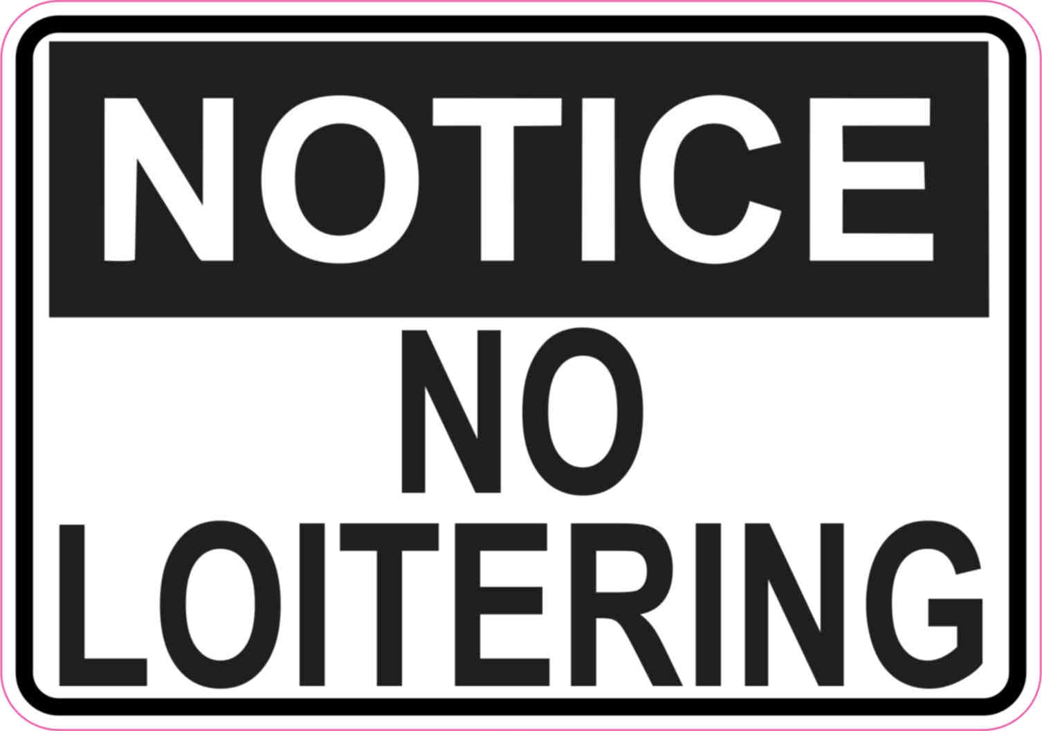 No Loitering Sign Printable