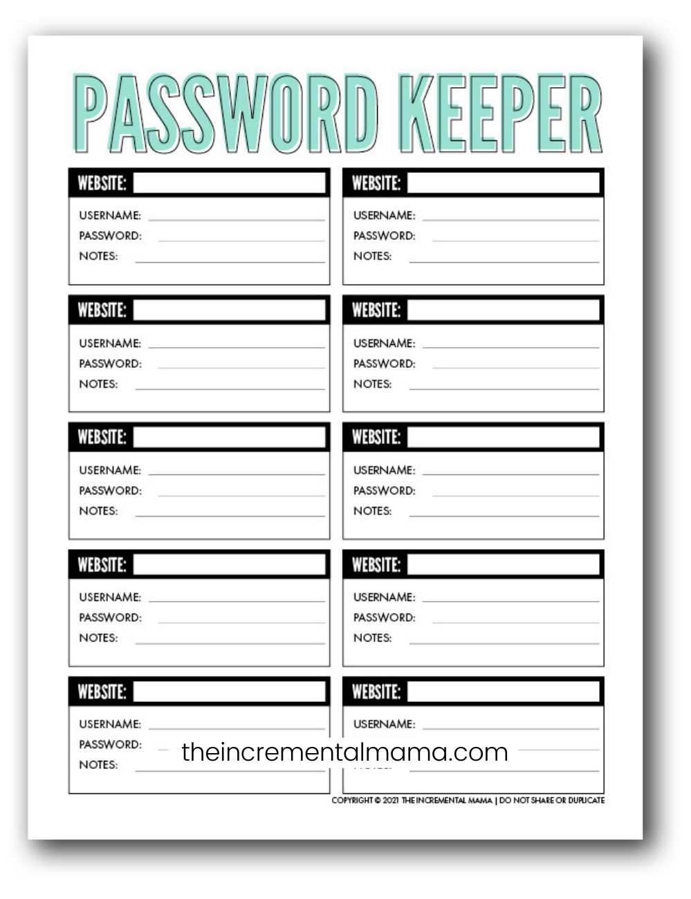 7 Free Printable Password Keeper Printables To Download Instantly 7 Free Printable Password Keeper Printables To Download Instantly