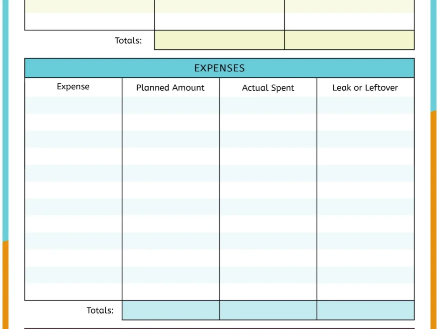 7 Free Teen Budget Worksheets amp Tools Start Your Teenager Budgeting