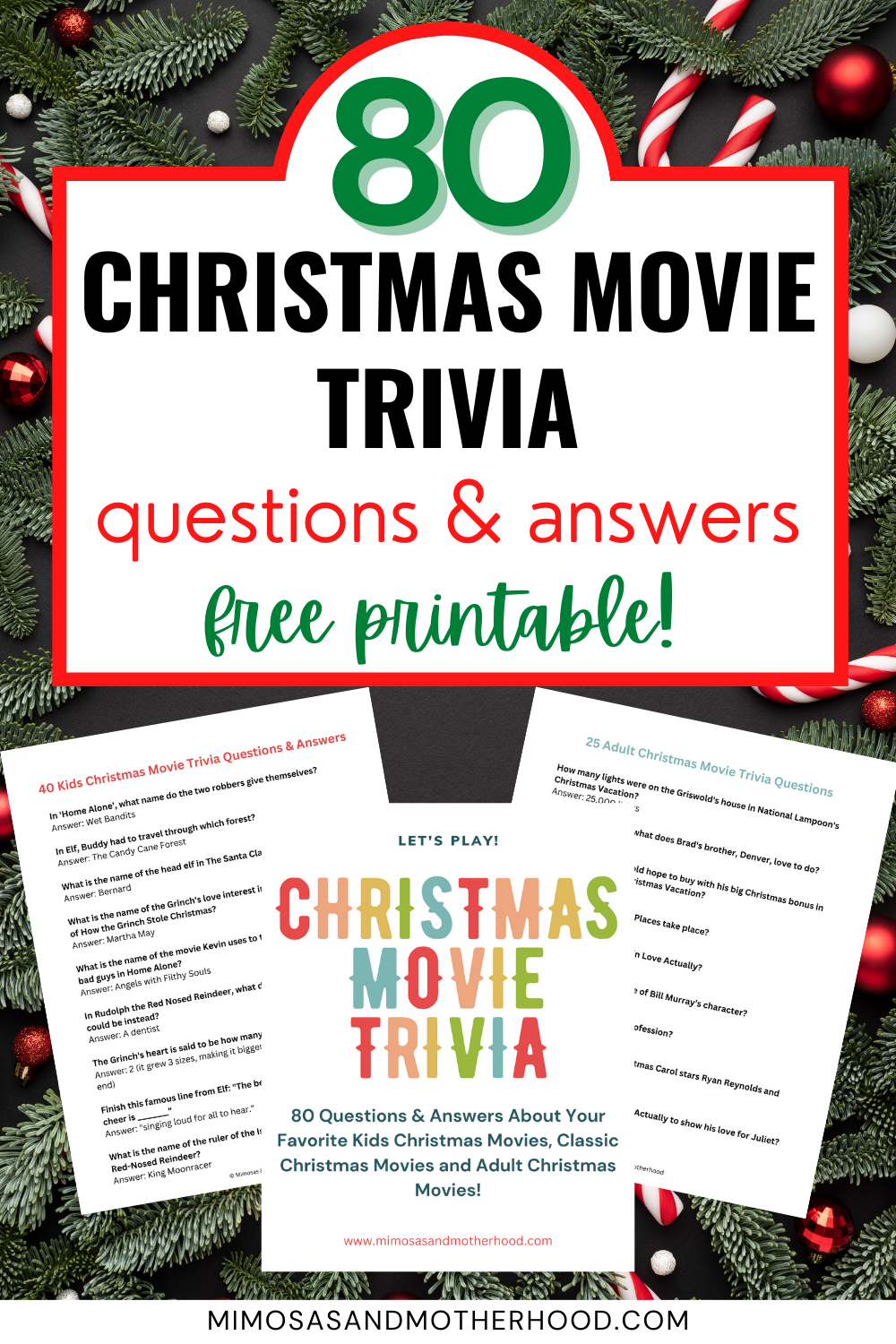 80 Christmas Movie Trivia Questions And Answers Free Printable 