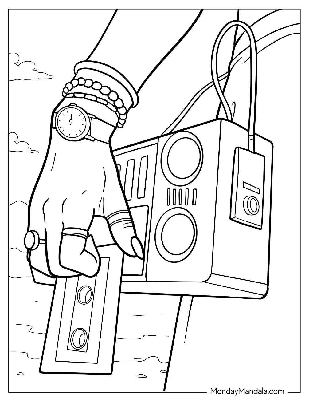 80 s Coloring Pages Free PDF Printables 80 s Coloring Pages Free PDF Printables