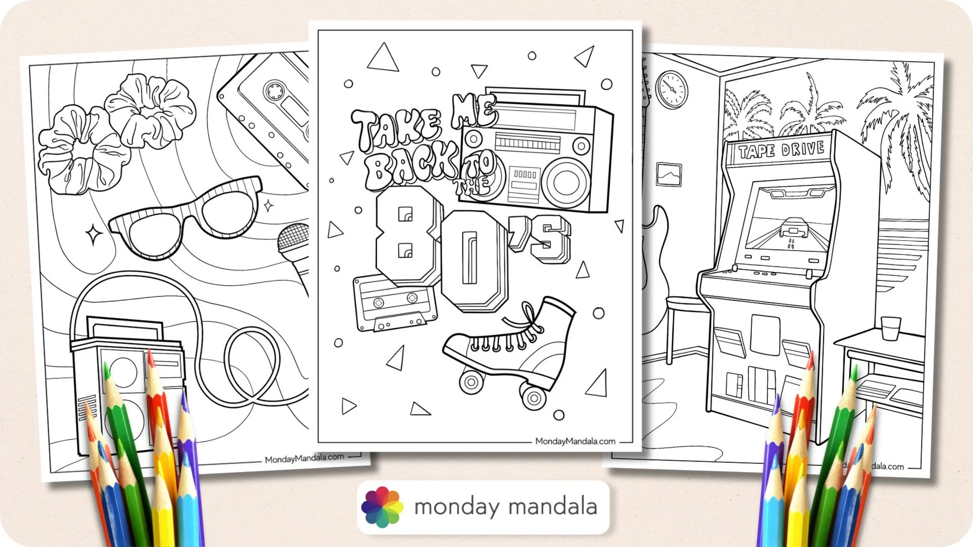 80s Coloring Sheets Printable 80s Coloring Sheets Printable