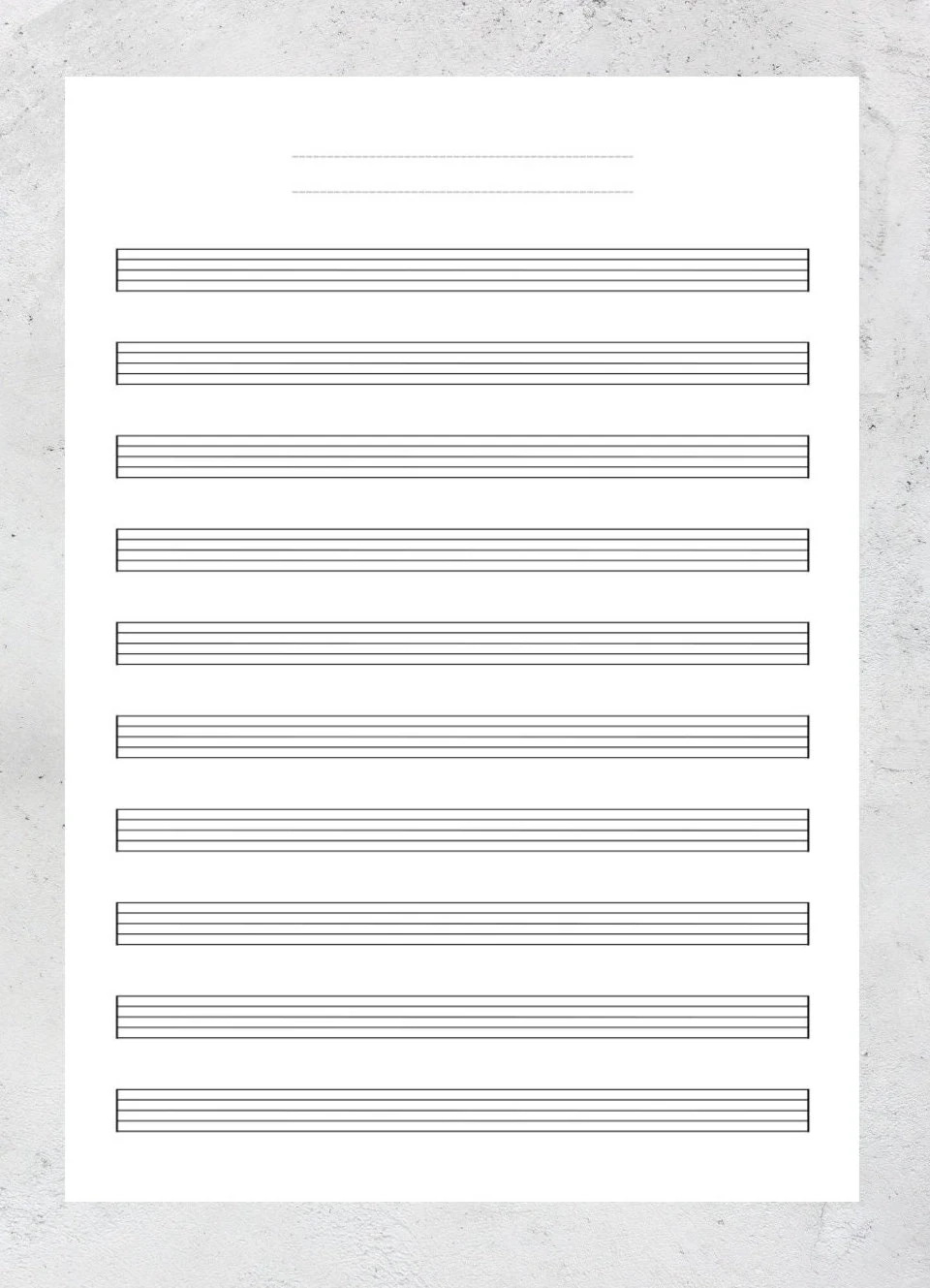 A4 Blank Sheet Music US Letter Printable Sheet Music A4 Blank Sheet Music US Letter Printable Sheet Music