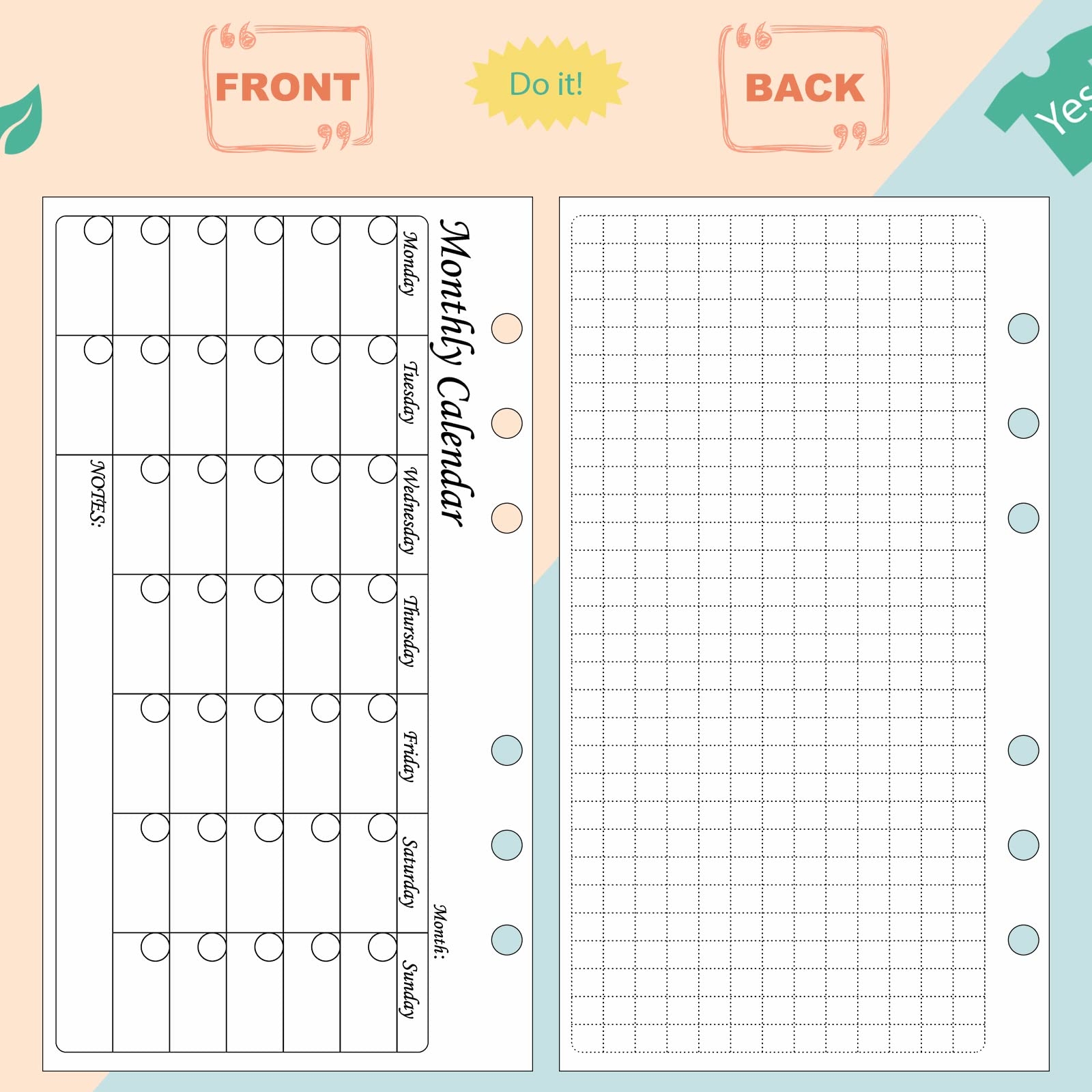 Printable Day Planner Page 6 Ring
