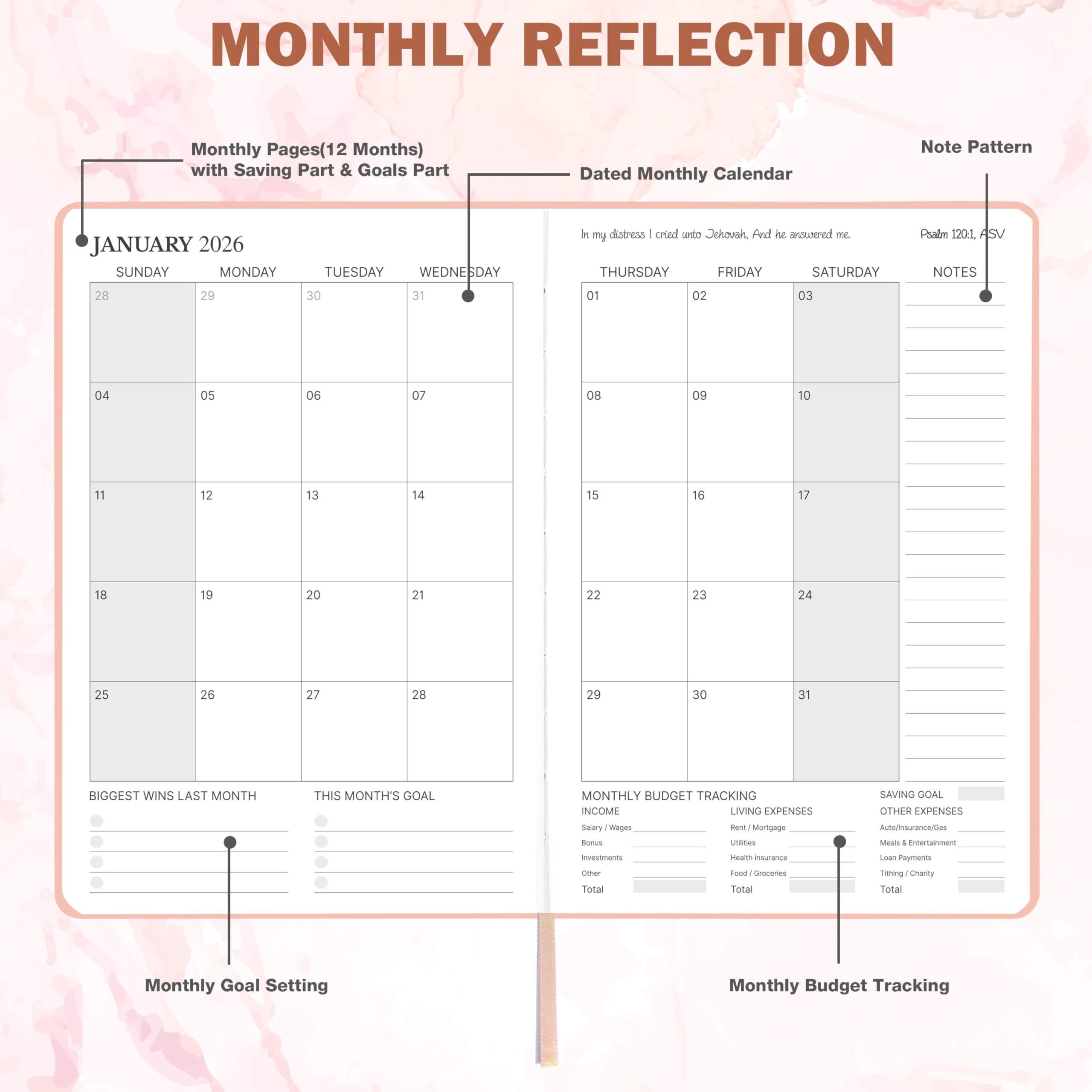 Amazon 2026 Planner Christian Planner 2026 Weekly And 