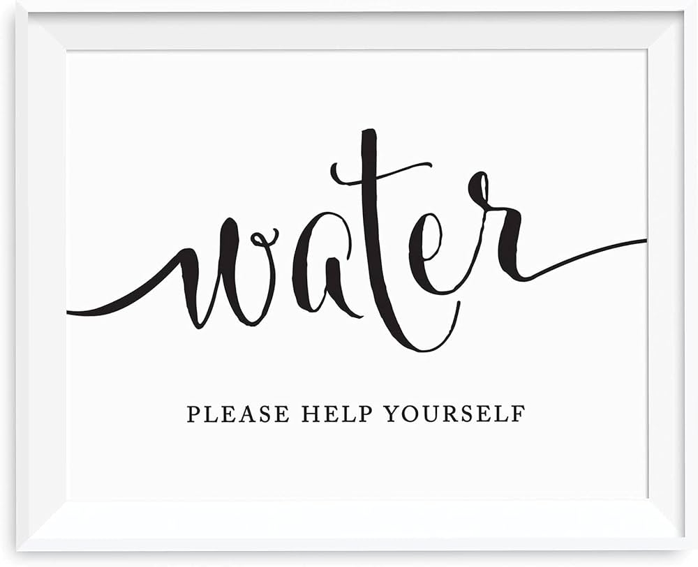 Water Party Sign Printables