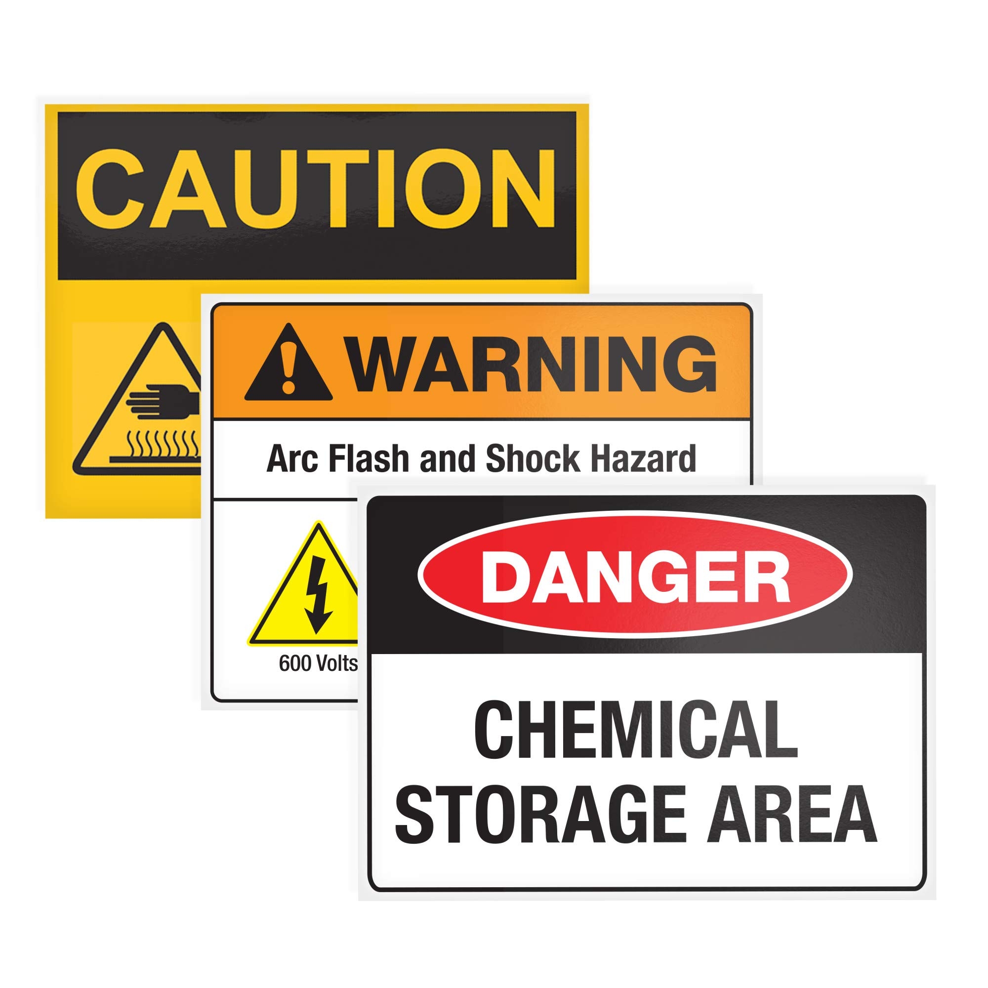 Amazon Avery Printable Warning Signs 8 X 8 Water Chemical Resistant 15 Removable Labels 61513 Everything Else