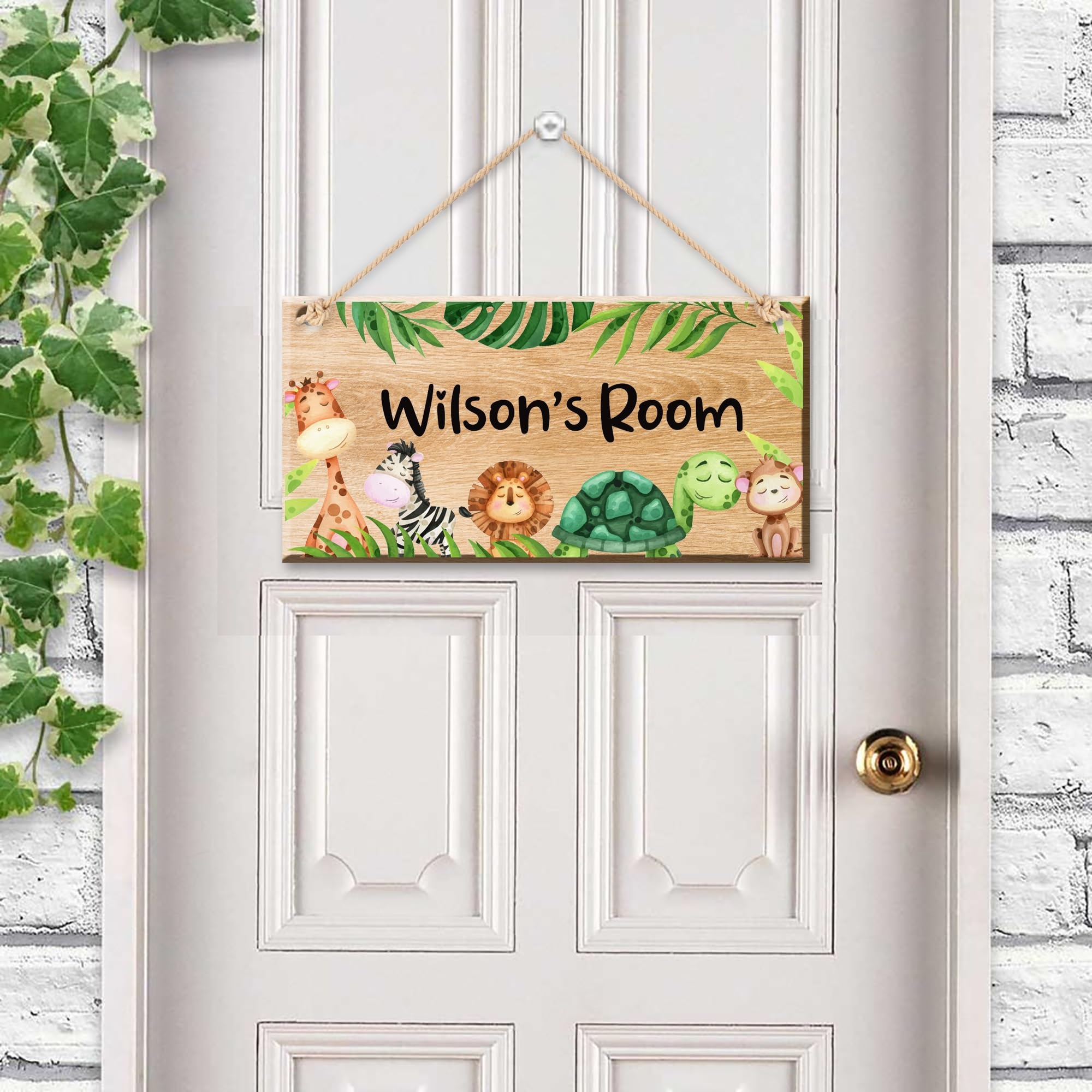 Amazon Custom Sign Personalized Bedroom Door Signs Wooden 
