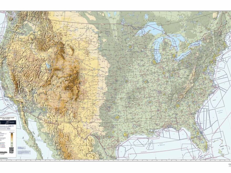 Amazon FAA Chart U S VFR Wall Planning Chart Folded