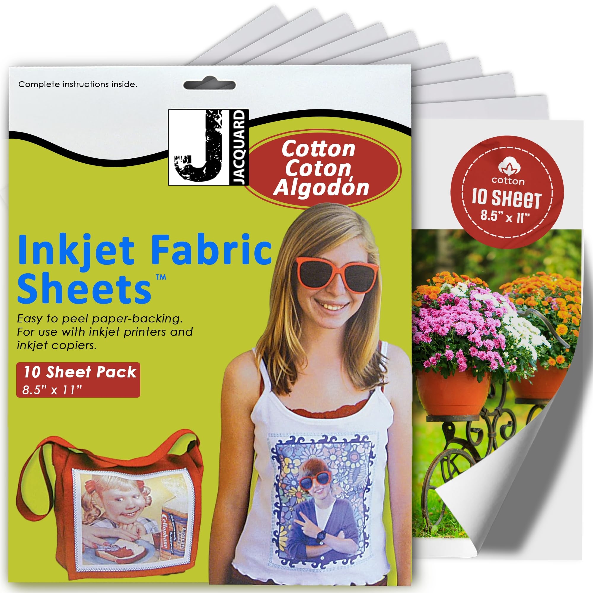 Inkjet Printable Cotton Fabric Sheets Inkjet Printable Cotton Fabric Sheets