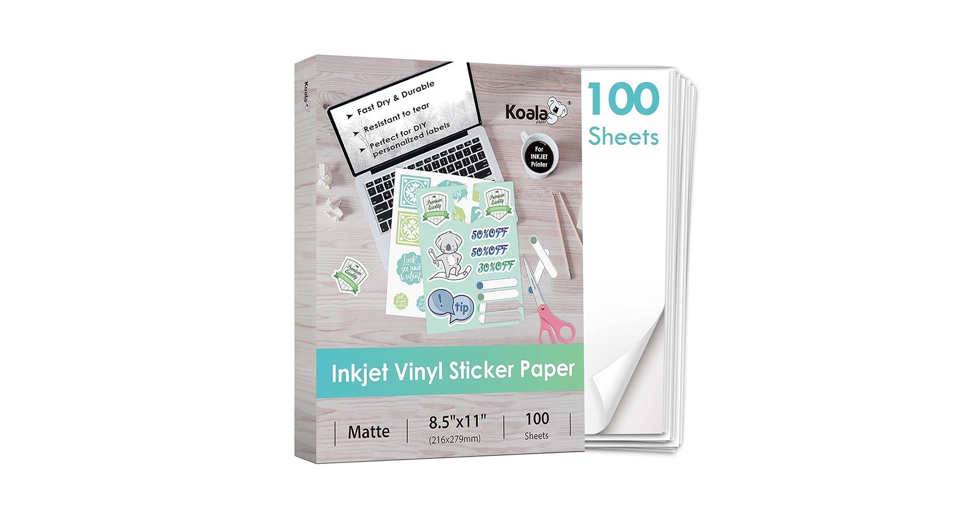 Amazon Koala Printable Vinyl Sticker Paper For Inkjet Amazon Koala Printable Vinyl Sticker Paper For Inkjet