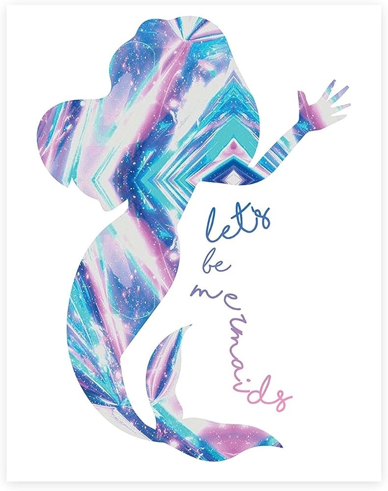 Lets Be Mermaids Sign Printable Lets Be Mermaids Sign Printable