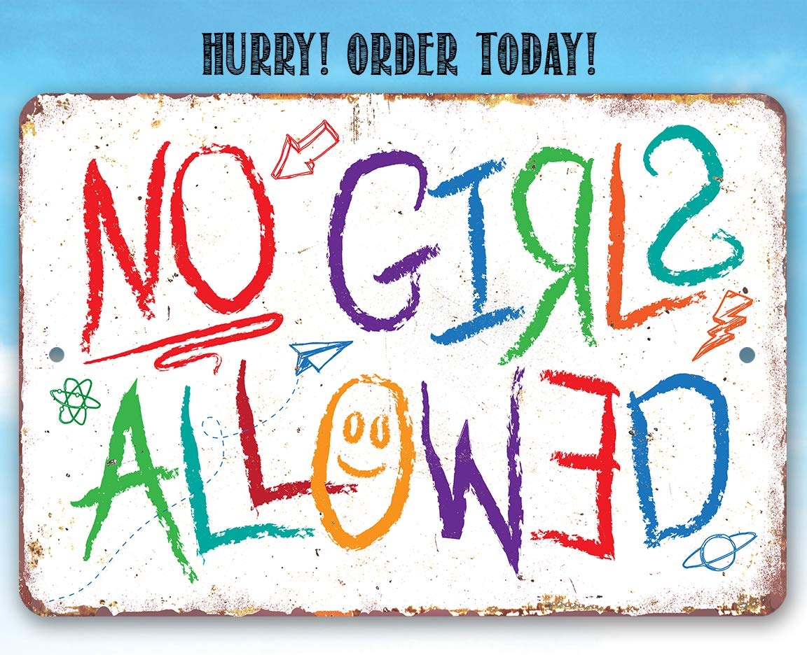 No Girls Allowed Sign Printable