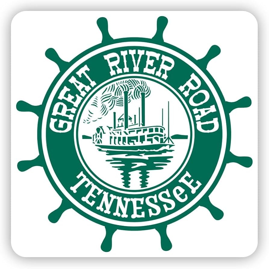 Amazon Tennessee Great River Road Highway Sign Sticker Decal Amazon Tennessee Great River Road Highway Sign Sticker Decal