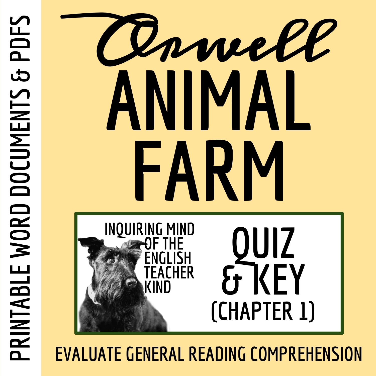 Animal Farm Chapter 1 Quiz And Answer Key Made By Teachers Animal Farm Chapter 1 Quiz And Answer Key Made By Teachers