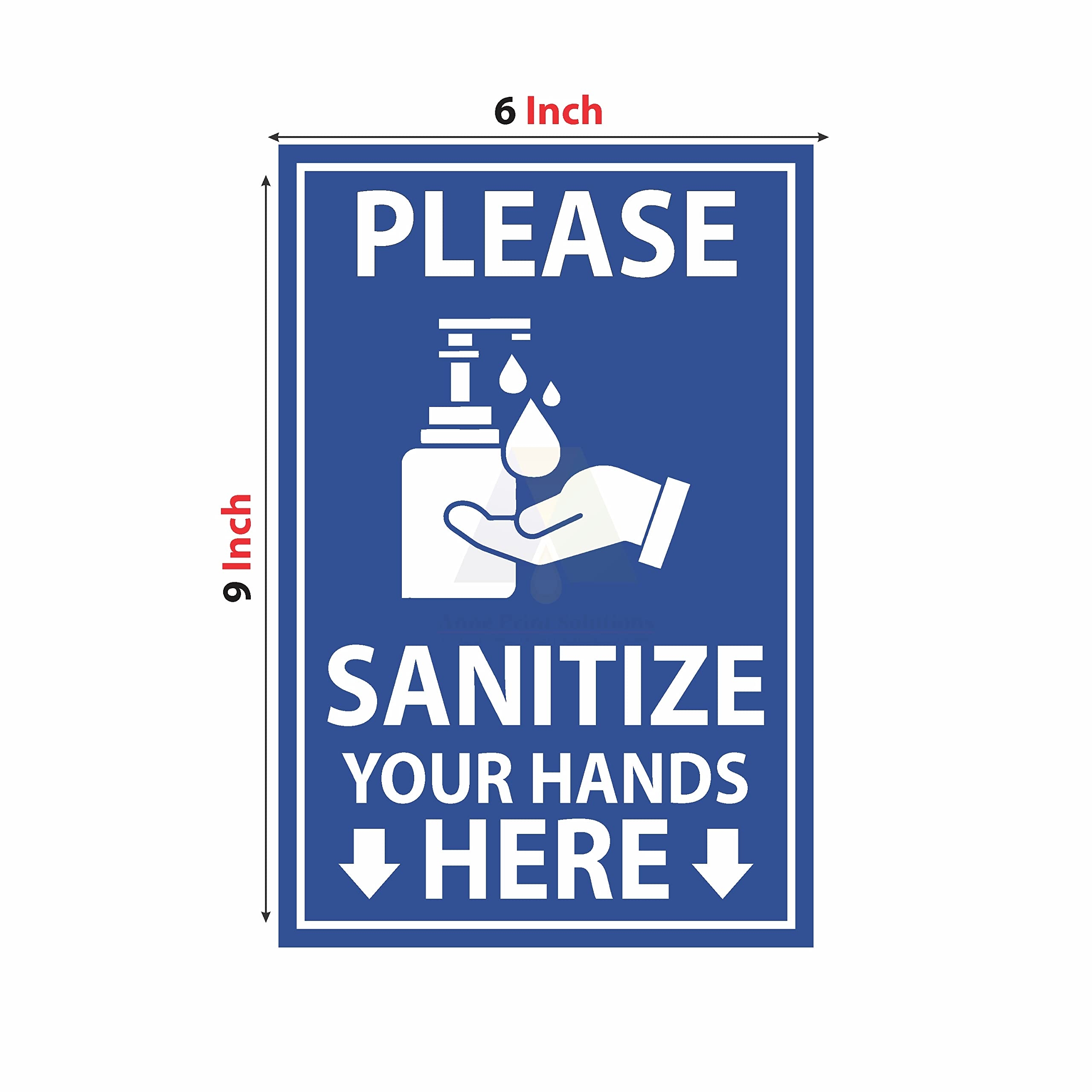 Please Sanitize Sign Printable