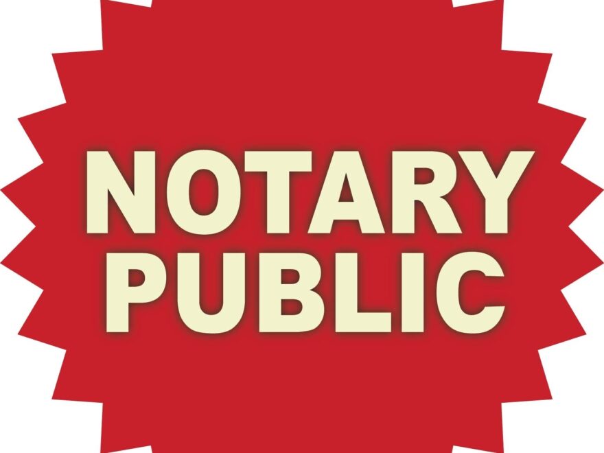 Aufkleber Notary Public 10 2 X 10 2 Cm Vinyl Business Store Office