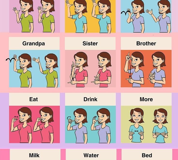 Baby Sign Language Chart
