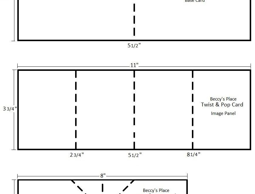 Beccy s Place Tutorial Twist amp Pop Card