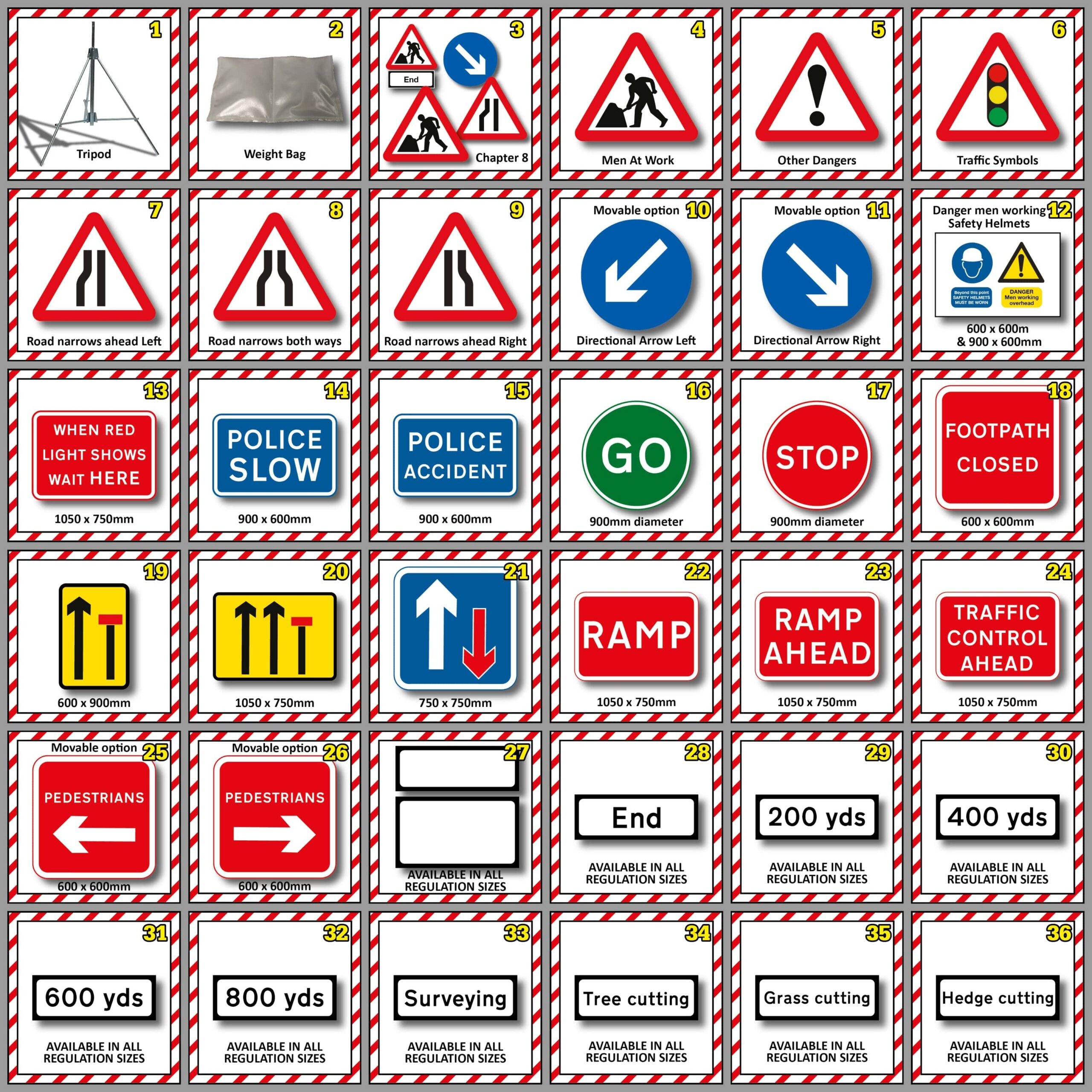 Bespoke Flexible Safety Signs amp Fold Up Reflective Road Signs