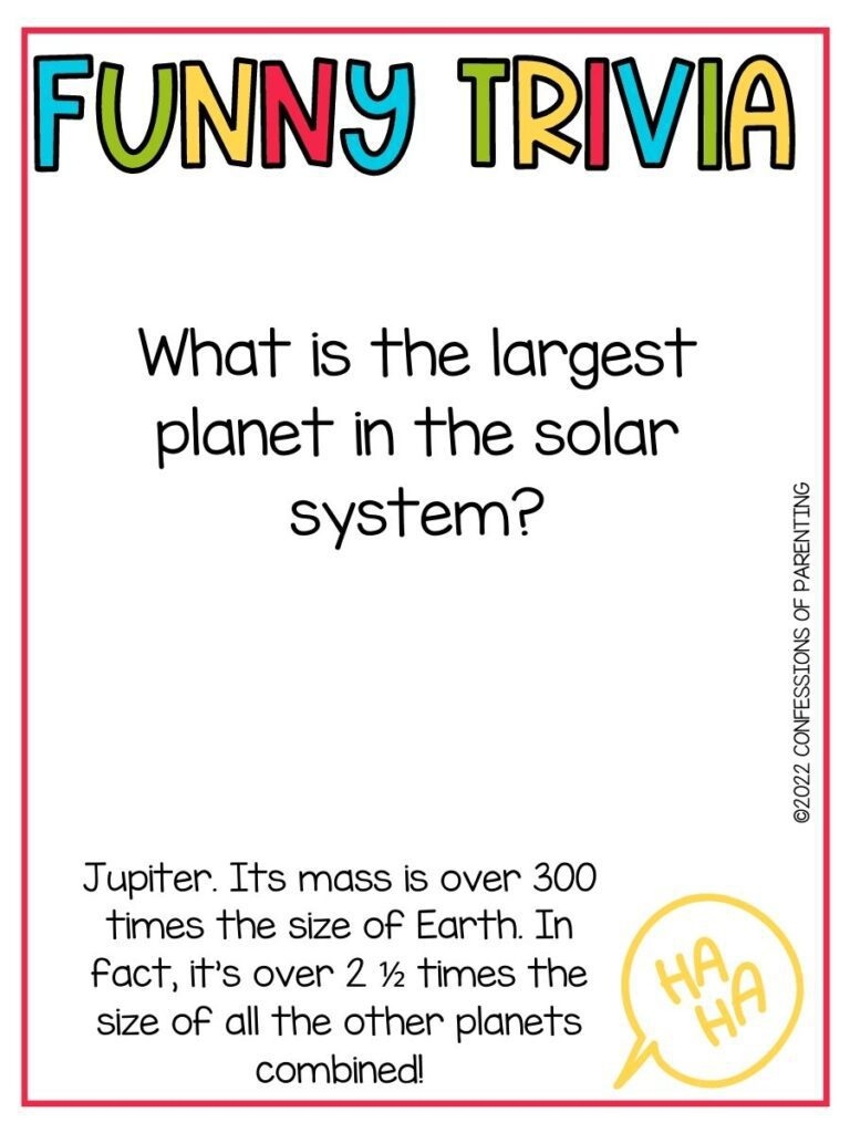 Best Funny Trivia Questions For Kids Best Funny Trivia Questions For Kids