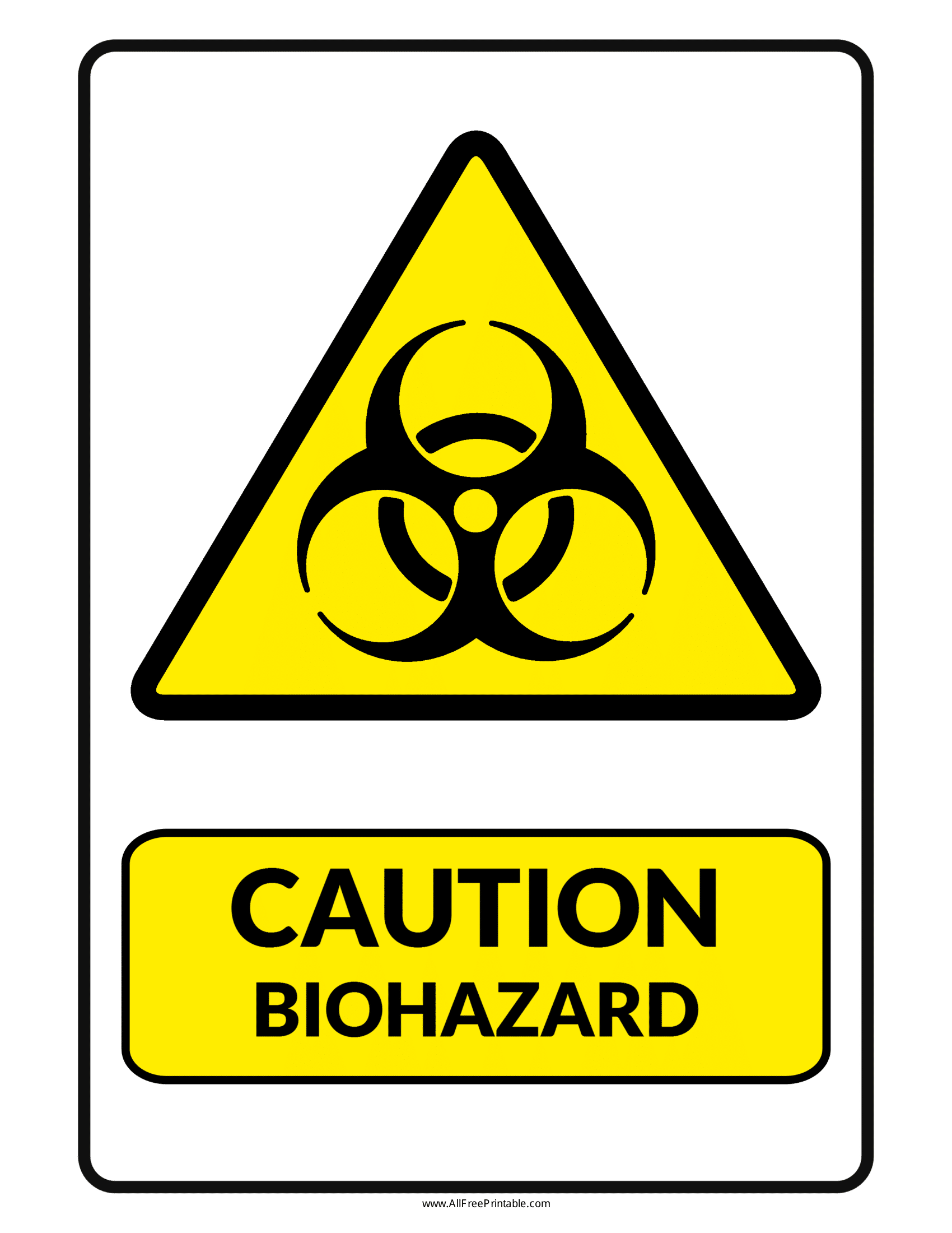 Biohazard Sign Printable Free Biohazard Sign Printable Free