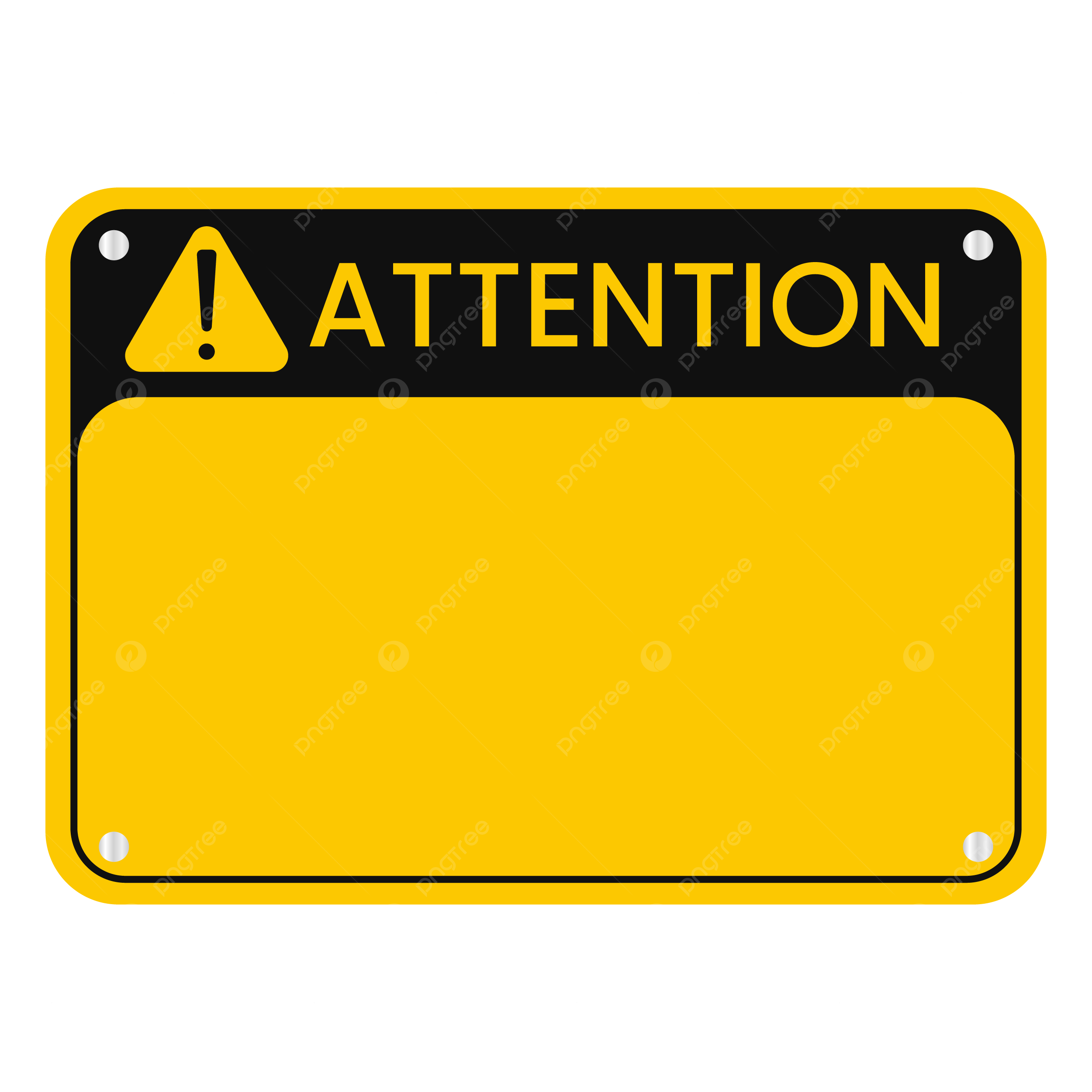 Printable Blank Security Signs