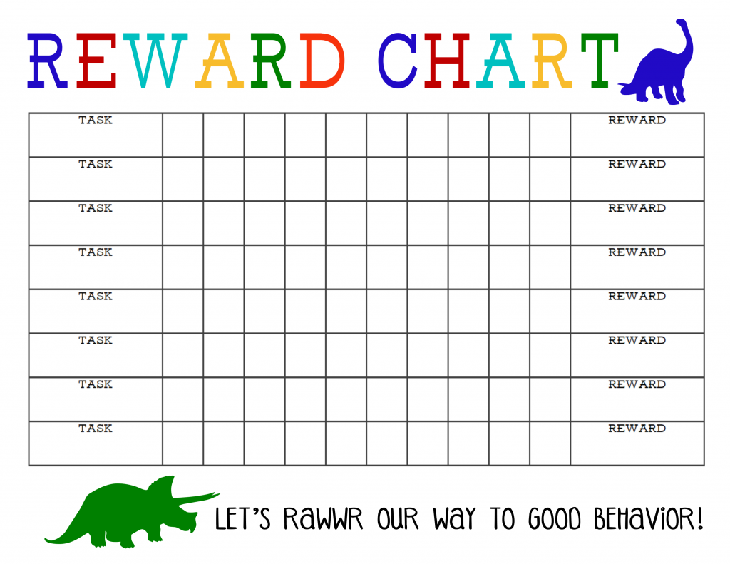 Printable Reward Charts For Toddlers Printable Reward Charts For Toddlers