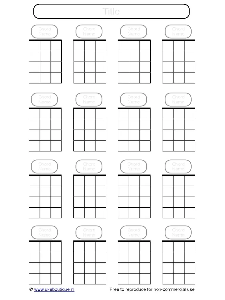 Blank Ukulele Chord Sheet PDF PDF Blank Ukulele Chord Sheet PDF PDF